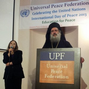 Archbishop Hanna & narcelle Mansour @ UPF