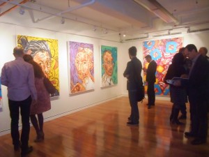 George Gittoe's “Vincent & The Snow Monkey” Art Exhibition 2014