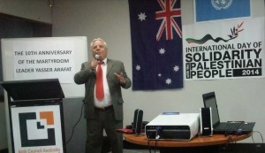 Mr Jamil Batshon, the president of the Australian Palestinian Club