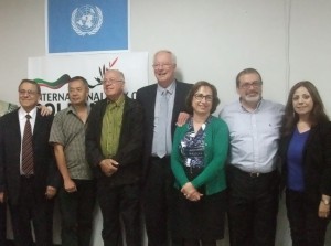 Mr Mohd Hammouri, M A.Qranouh Proff Peter Manning, Rev Fr Fadi Nemme and Marcelle Mansour