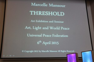 Marcelle Mansour"s Artist Talk at UPF Seminar