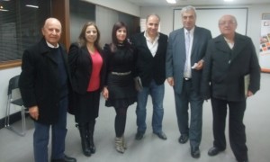 From left, Maurice Mansour& Mrcelle Mansour, Nadin Chaar, Bedro Hajje, Charbe Baini and Tony Maroun