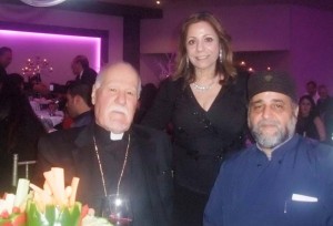 At the Annual Dinner with His Eminence Metropolitan Archbishop Paul Saliba & Rev Fr Michal Zghaib and Marcelle Mansour Aug 2015